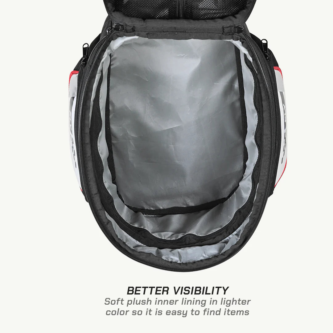 color_common ViaTerra fly universal motorcycle tank bag with better visibility