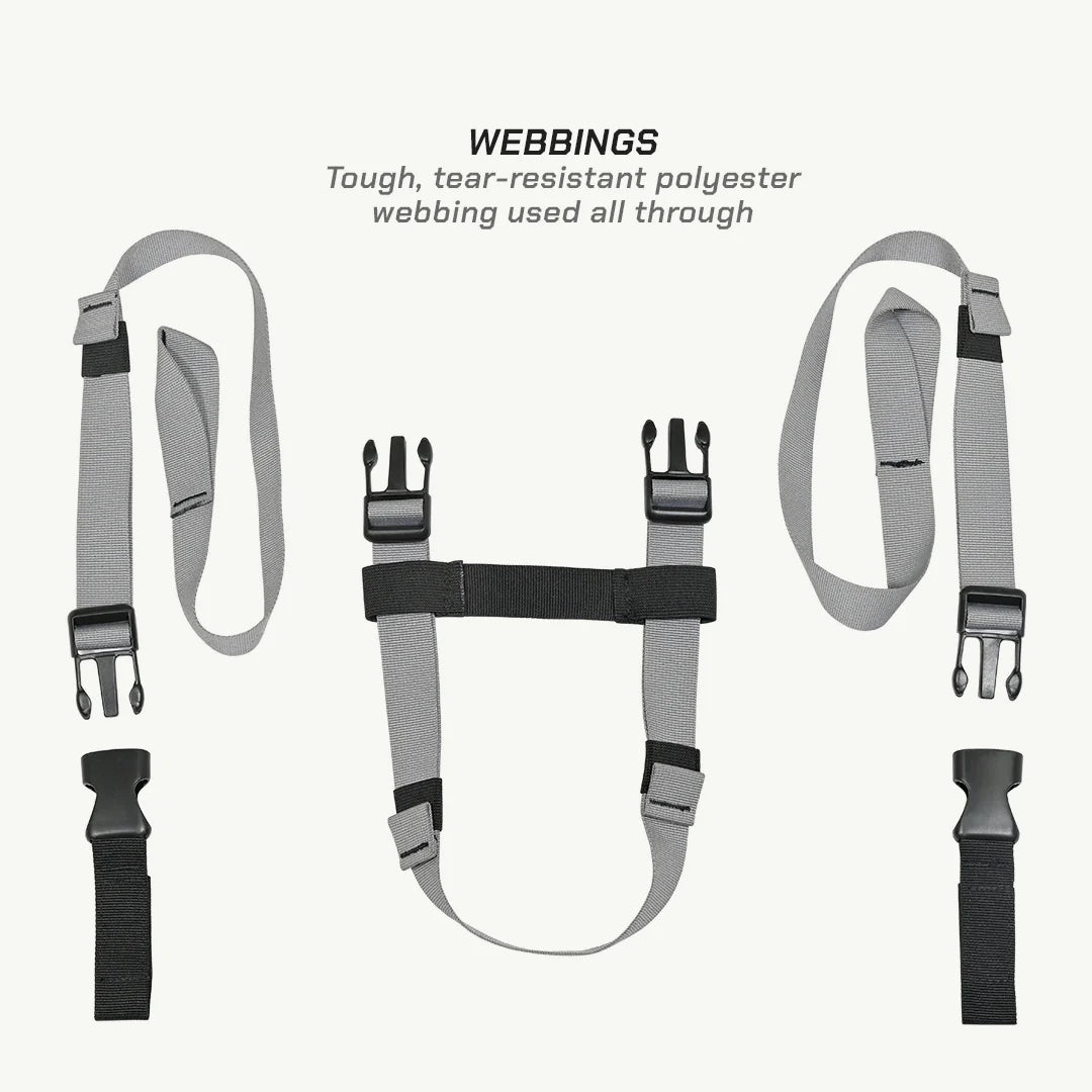 color_common ViaTerra fly universal motorcycle tank bag has tough webbings