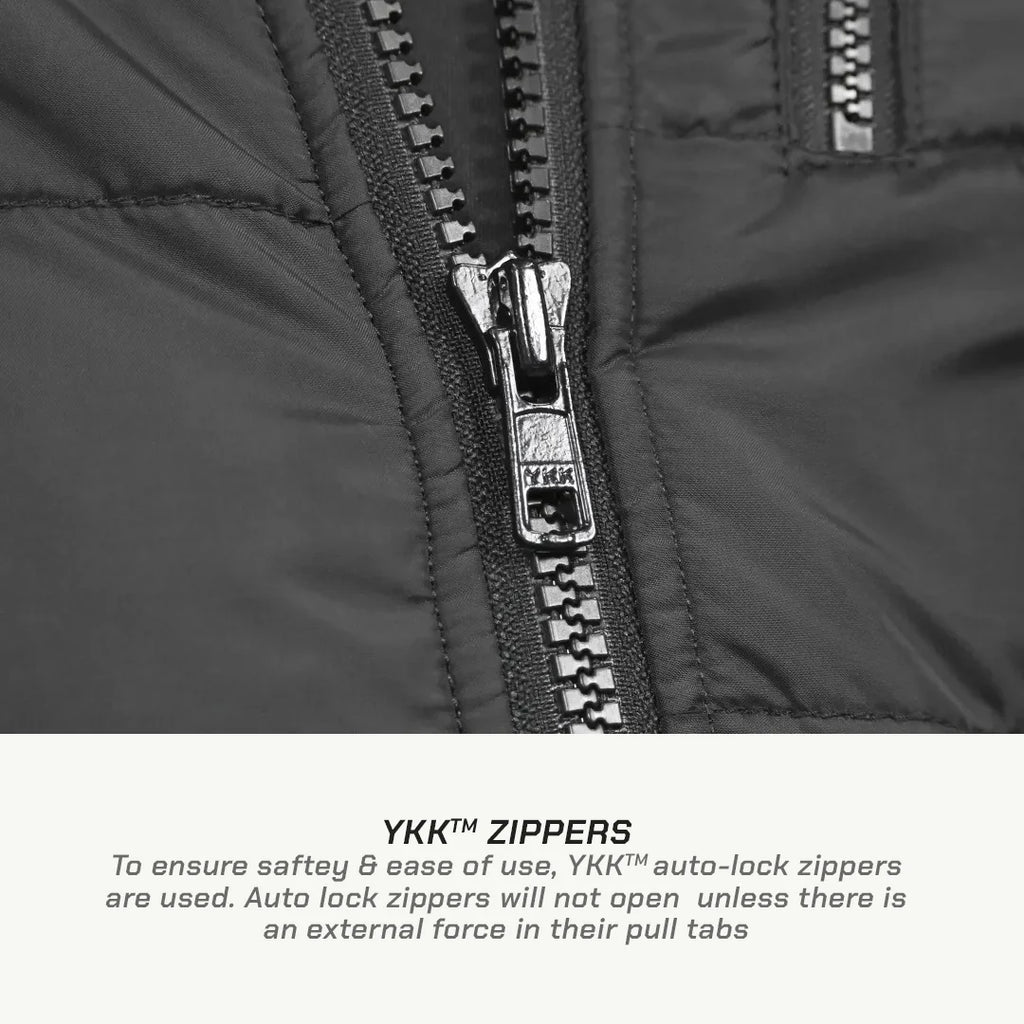 color_common Frost – Motorcycle Warm Jacket - YKK Zippers