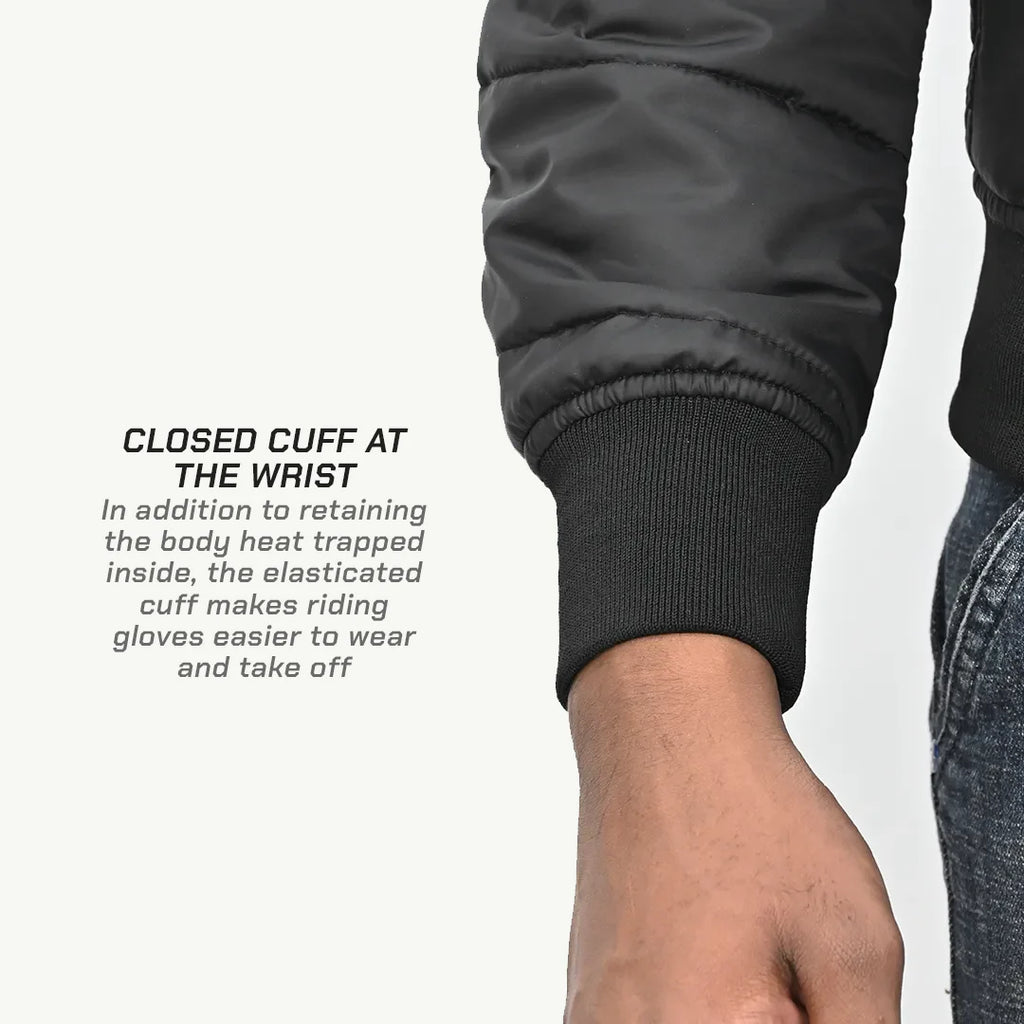 color_common Frost – Motorcycle Warm Jacket - Closed Cuff At The Wrist