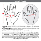 Color_Common ViaTerra grid – full gauntlet motorcycle riding gloves sizing chart