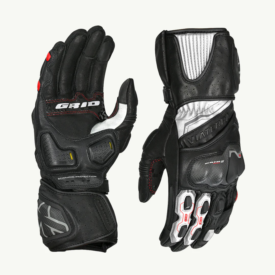 color_red GRID MK3 - Full Gauntlet Gloves-red