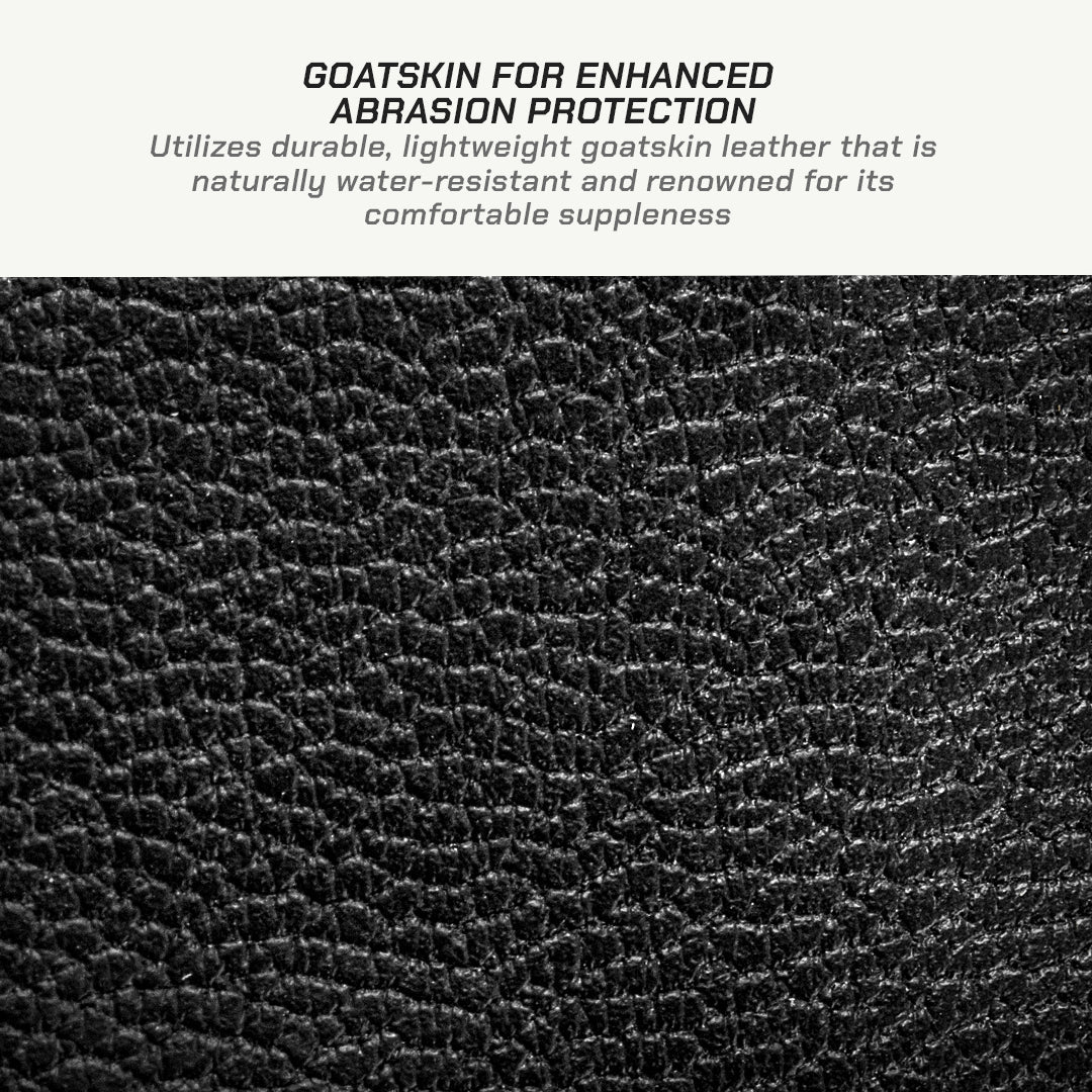 color_common Grid MK3-Full Gauntlet Gloves have goatskin for enhanced abrasion protection