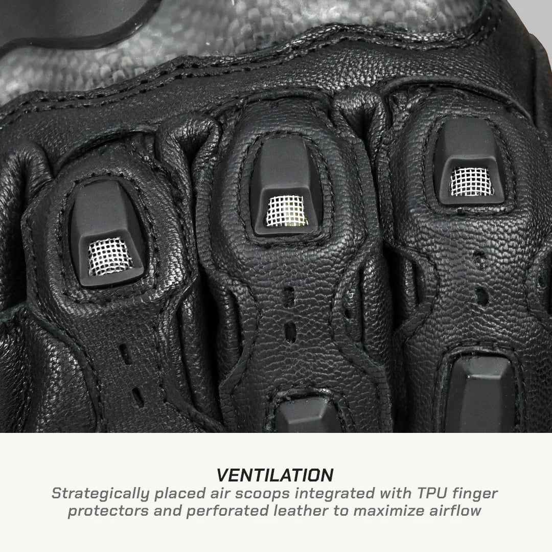 color_common Grid MK3-Full Gauntlet Gloves have great ventilation