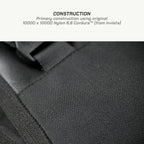 color_common ViaTerra rtw series - hammerhead 75 universal motorcycle tailbag has primary construction