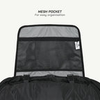 color_common ViaTerra rtw series - hammerhead 75 universal motorcycle tailbag has mesh pockets