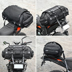 color_common ViaTerra rtw series - hammerhead 75 universal motorcycle tailbag has easy mounting
