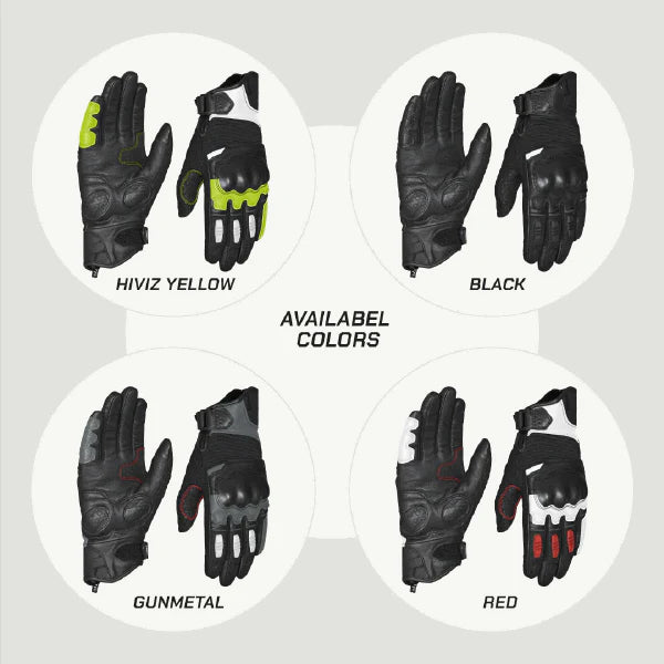 color_common ViaTerra holeshot – short motorcycle riding gloves for men have multiple color options
