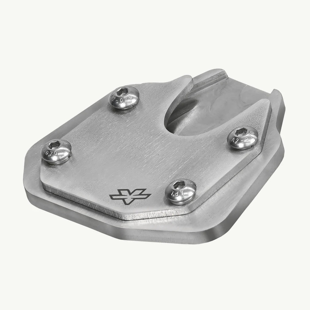 color_common Silver Sidestand Shoe Designed For The Honda CB 350 Highness Motorcycle