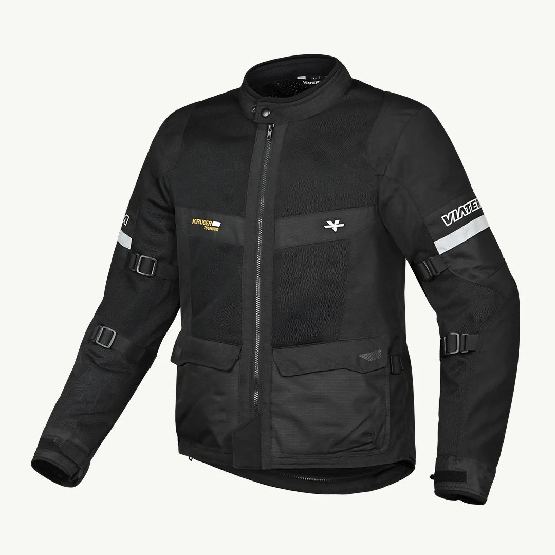 color_black Black Kruger Air Touring Motorcycle Jacket