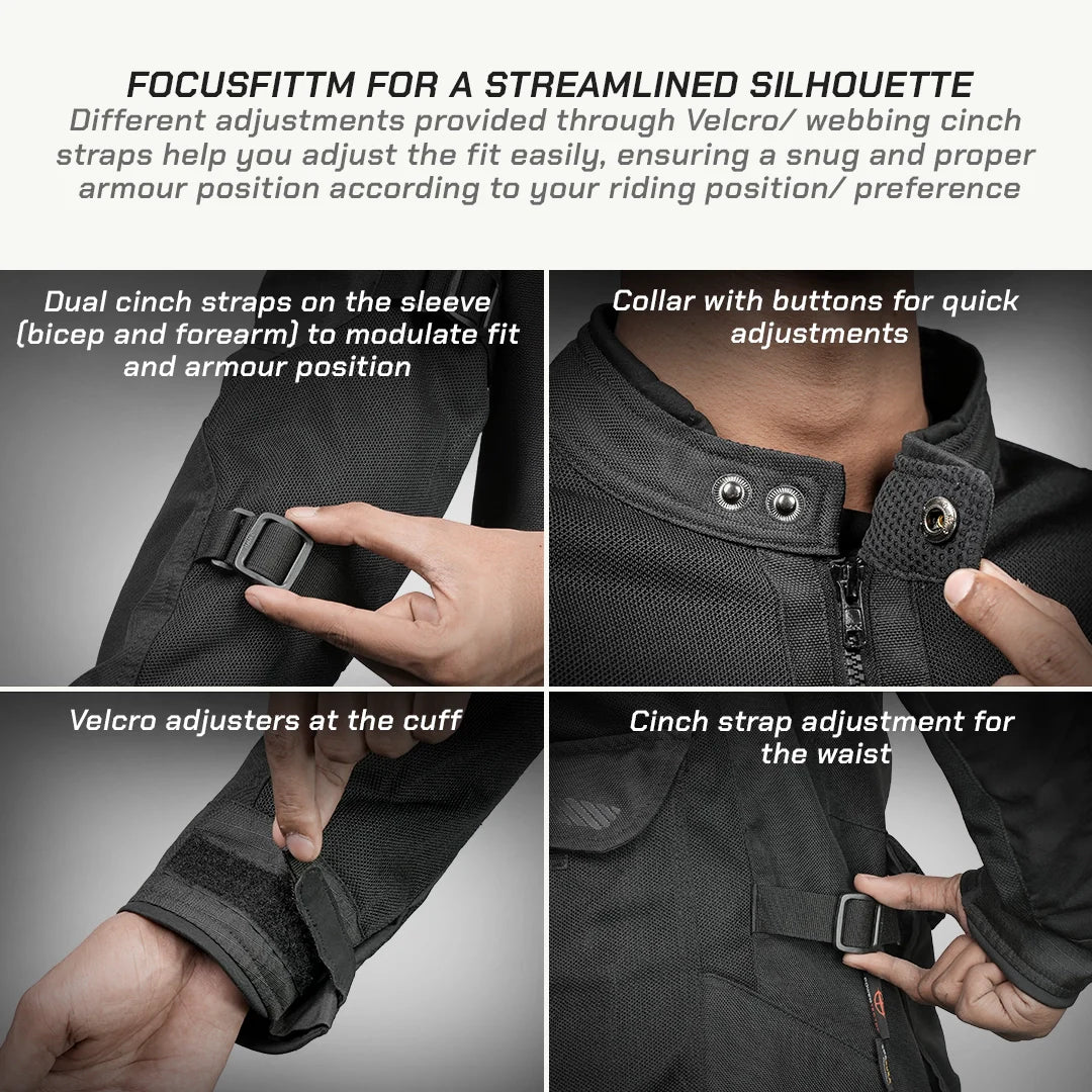 color_common Kruger Air Touring Jacket - Focus fit For A Streamlined Silhouette