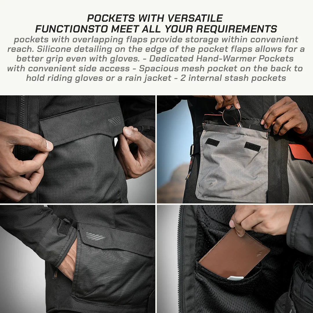 color_common Kruger Air Touring Jacket - Pockets With Versatile Function