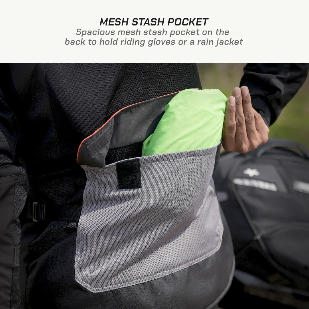 color_common Kruger Air Touring Jacket - Mesh Stash Pocket