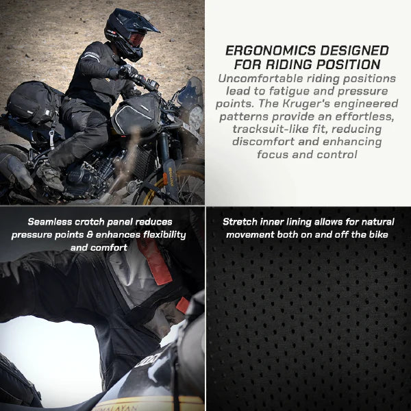 color_common Touring Pants - Ergonomics Designed For Riding Position