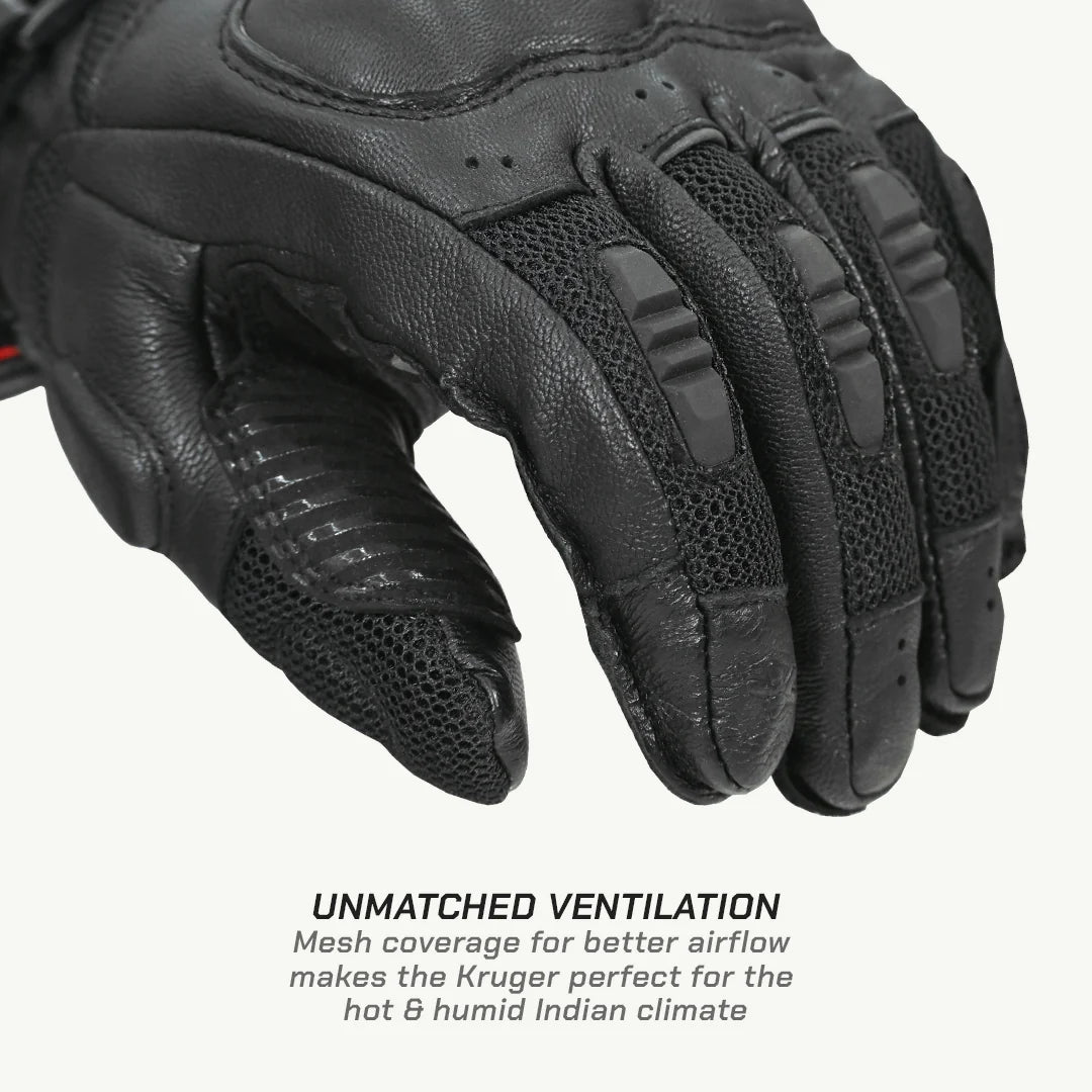 color_common ViaTerra kruger – motorcycle touring riding gloves have unmatched ventilation