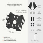 color_common KTM ADVENTURE 250/390 TOP BOX ADAPTER PLATE - Package Contents