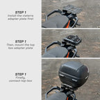 color_common KTM ADVENTURE 250/390 TOP BOX ADAPTER PLATE - Steps To Adjust The Plate