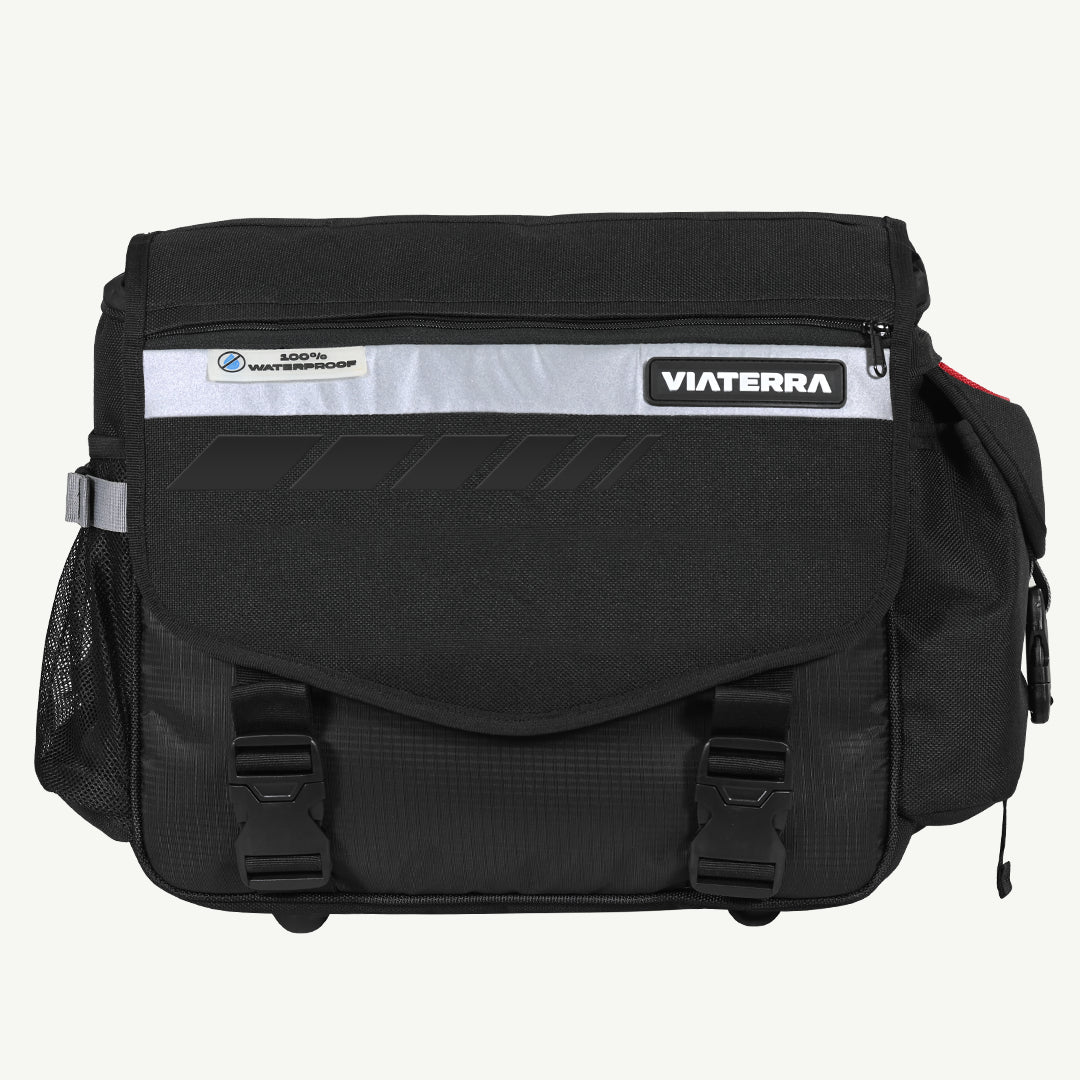 color_common main ViaTerra LEH waterproof motorcycle saddlebags (front)