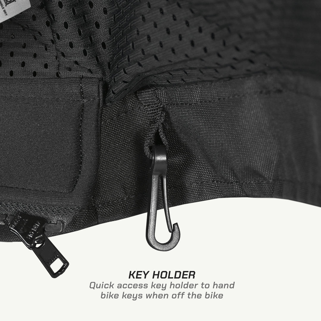 color_common SPENCER – STREET MESH MOTORCYCLE RIDING JACKET - Key Holder
