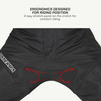 color_common ViaTerra made to order - spencer – street mesh motorcycle riding pants have ergonomic designed for riding position