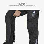 color_common ViaTerra made to order - spencer – street mesh motorcycle riding pants have easy zip