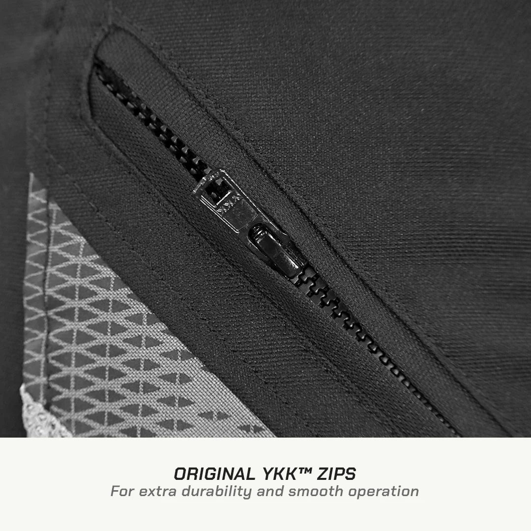color_common ViaTerra miller – street mesh riding pants with liners have original YKK zips