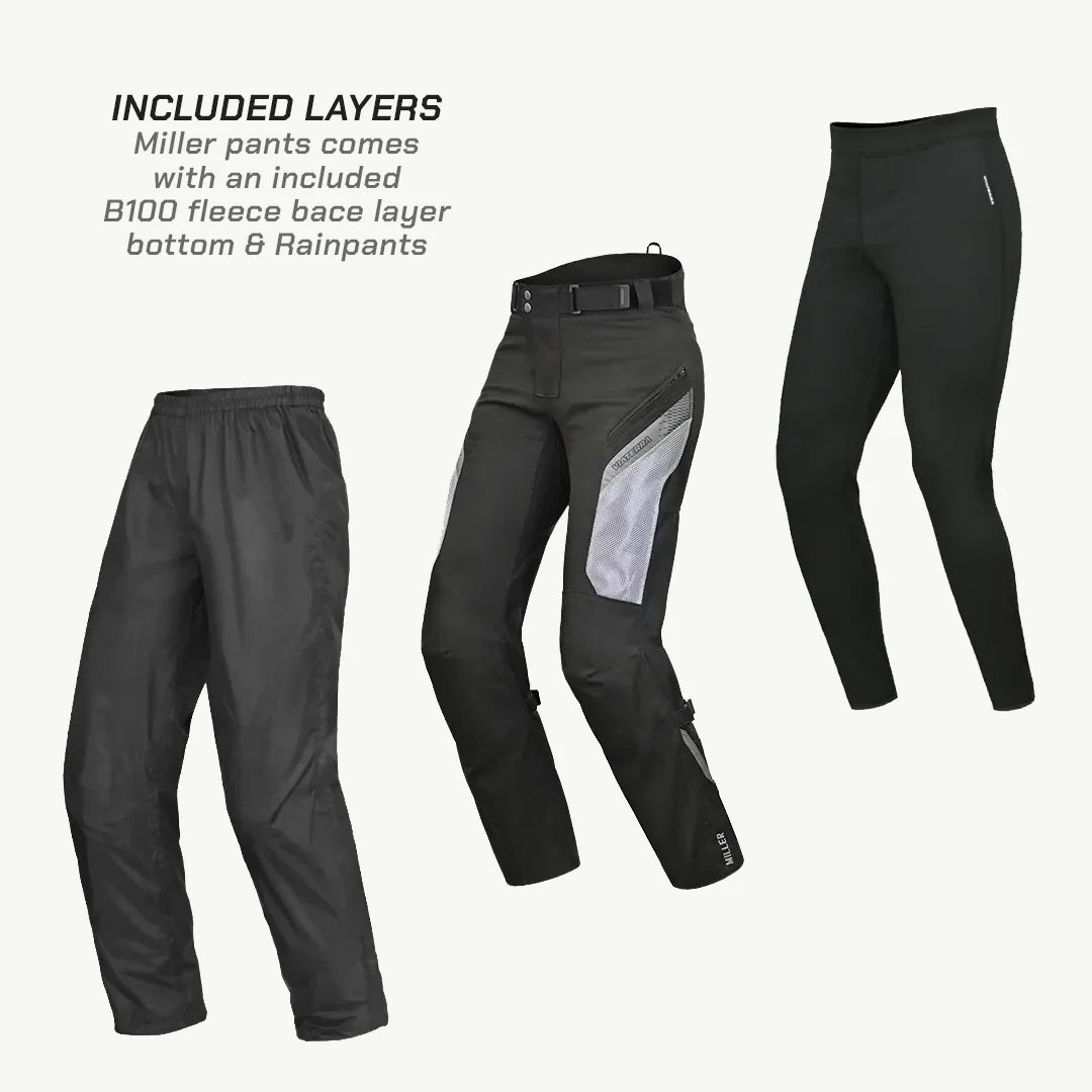color_common ViaTerra miller – street mesh riding pants with liners have included layers