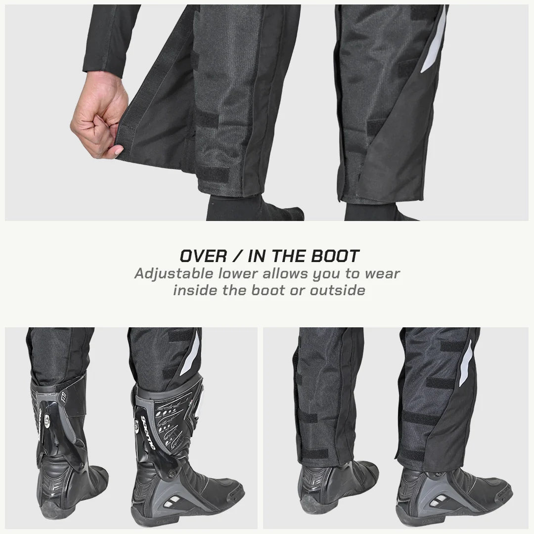 color_common Munro Tailor Made - Street Mesh Motorcycle Riding Pants - Over/In The Boot
