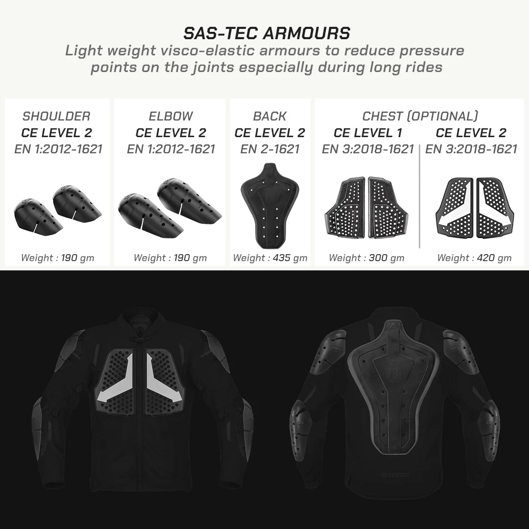 color_common Munro Tailor Made - Street Mesh Motorcycle Riding Jacket - ARMOURS