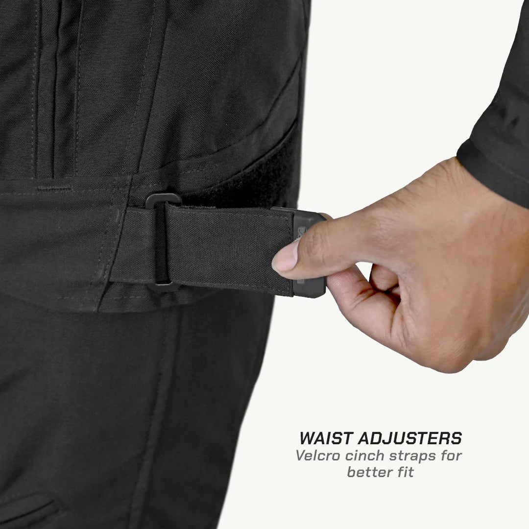 color_common Munro Tailor Made - Street Mesh Motorcycle Riding Jacket - waist adjusters