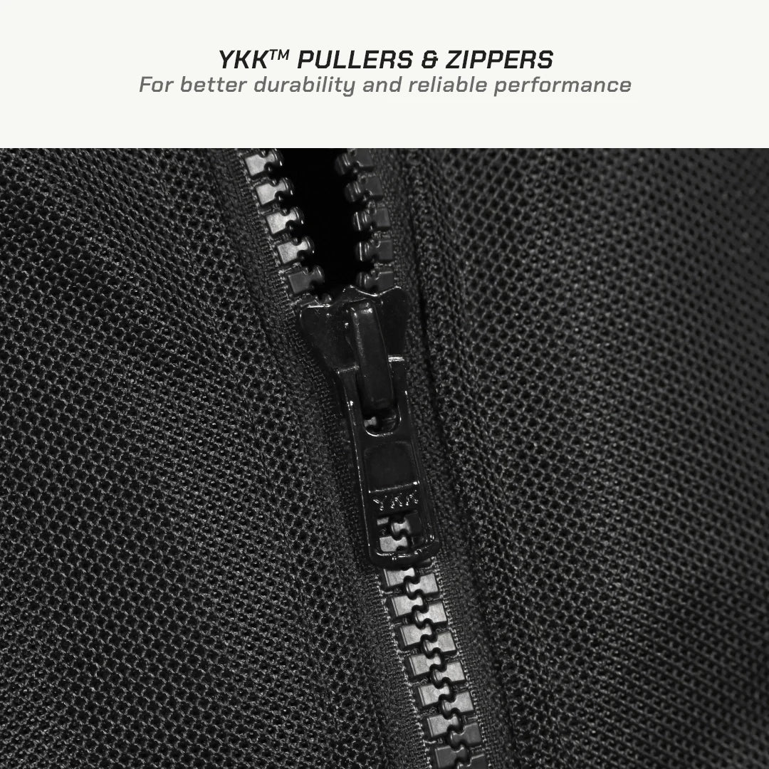 color_common Street Mesh Motorcycle Riding Jacket - YKK Pullers & zippers