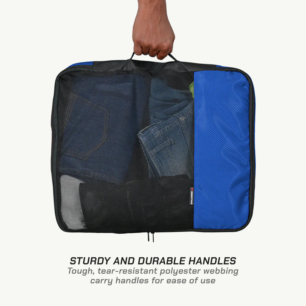 color_common ViaTerra packing cubes has sturdy and durable handle