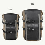 color_beige  ViaTerra pod - waterproof motorcycle tail bag(back)