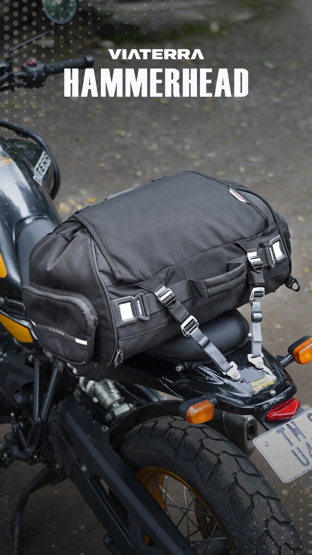 Hammerhead 45 Universal Motorcycle Tailbag | 45L Waterproof