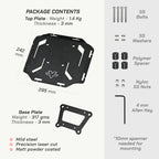 color_common QUICK MOUNT REAR RACK - Royal Enfield Himalayan 2016-20 Quick Mount Rear Rack for RE Himalayan 2016-20 by Viaterra