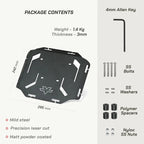 color_common VIATERRA QUICK MOUNT REAR RACK - PACKAGE CONTENTS