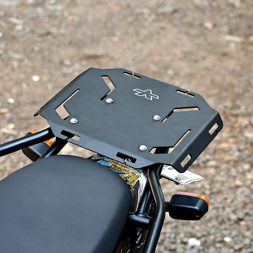 Enfield Rifle Rack Quick Mount Rear Rack for Royal Enfield Himalayan 450 | Expand Luggage ...