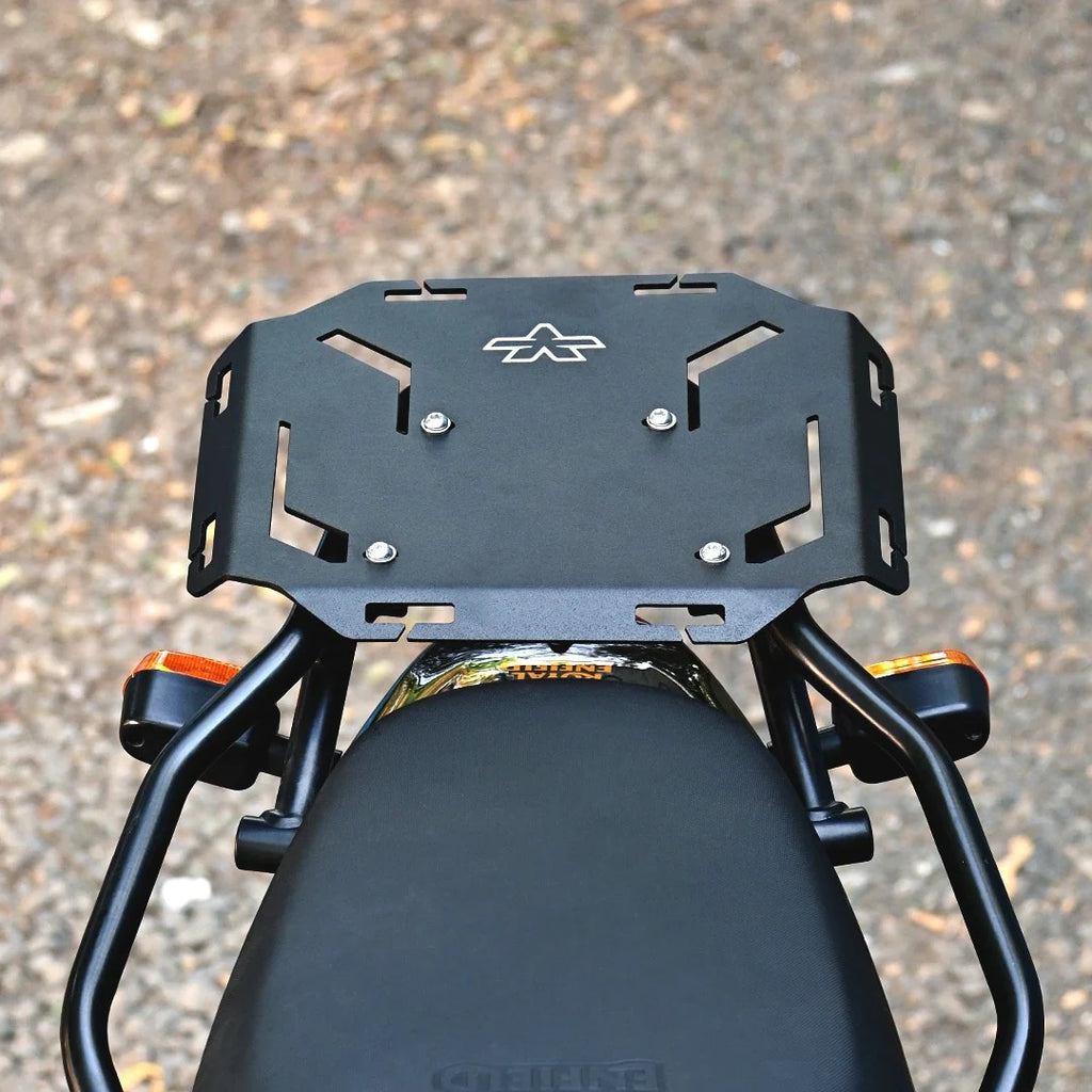 Enfield Rifle Rack Quick Mount Rear Rack for Royal Enfield Himalayan 450 | Expand Luggage ...