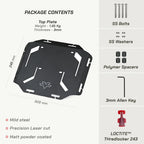 color_common QUICK MOUNT REAR RACK - Suzuki V-Strom SX - Package Contents