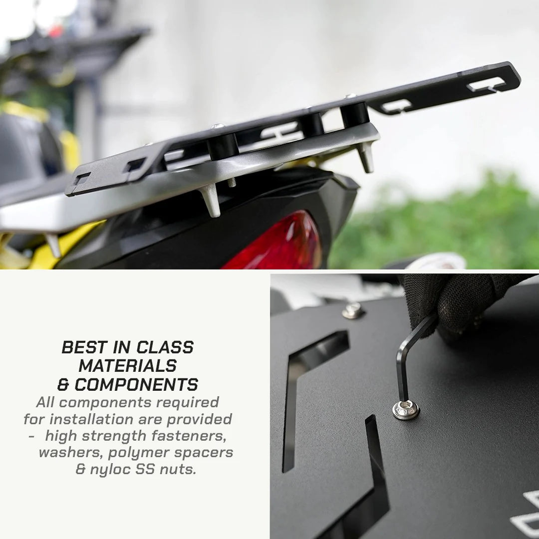 color_common QUICK MOUNT REAR RACK - Suzuki V-Strom SX - Best In Class Materials & Components