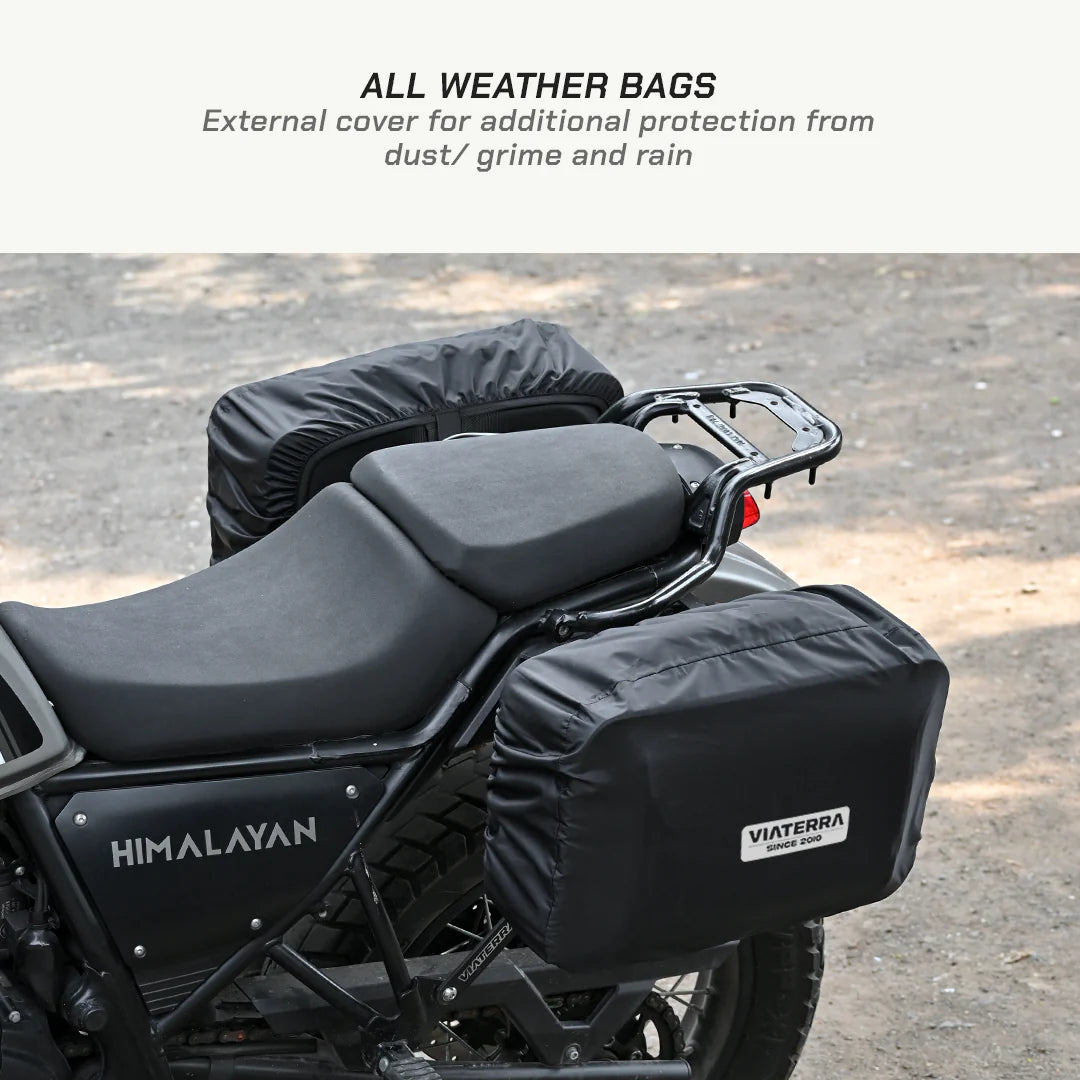 color_common ViaTerra quick release saddlebag (30l) for every weather