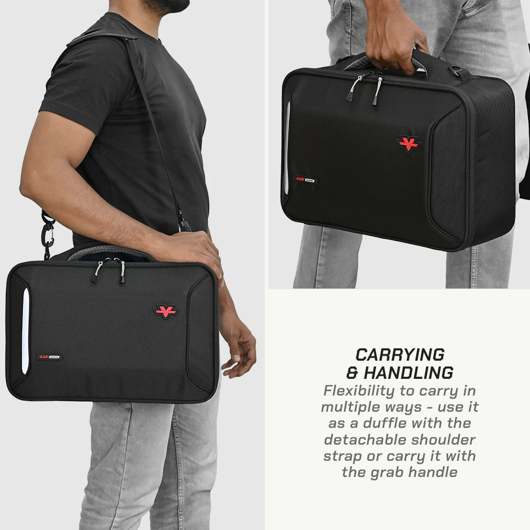 color_common ViaTerra quick release saddlebag (30l) is easy to carry