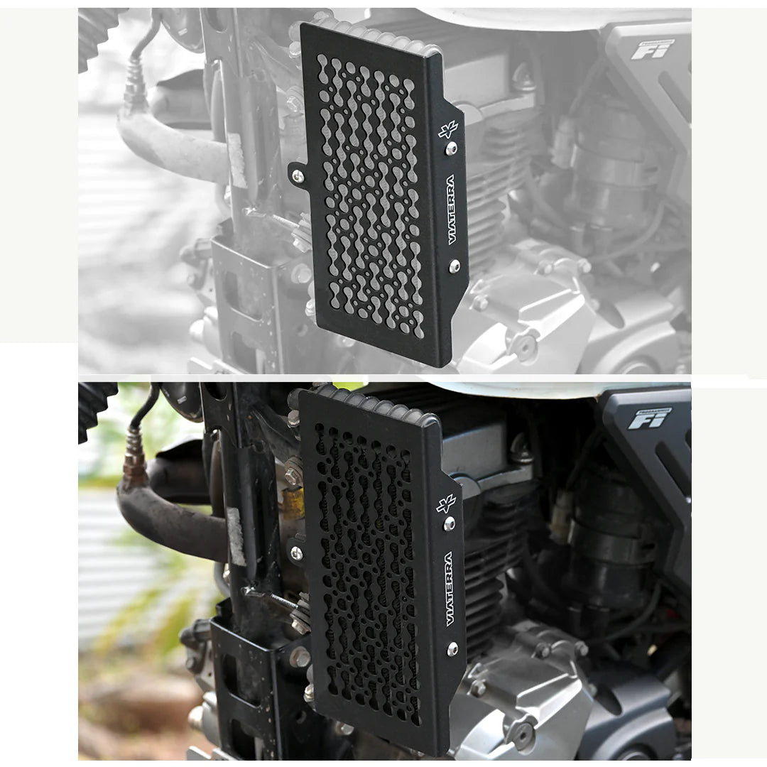 color_black RADIATOR GUARD – HERO XPULSE 4V - Black
