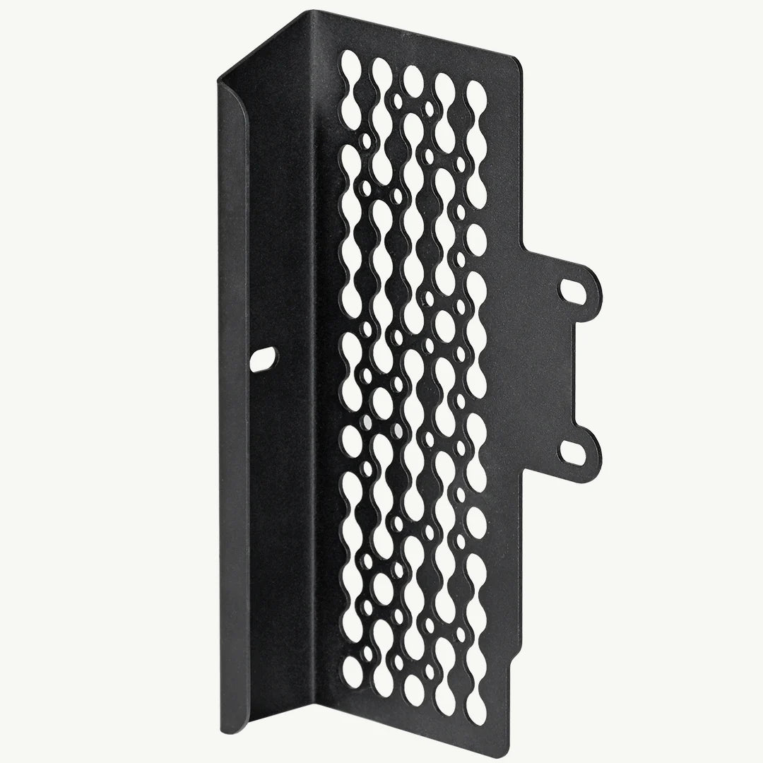 color_black Black ViaTerra radiator guard for Royal Enfield Himalayan