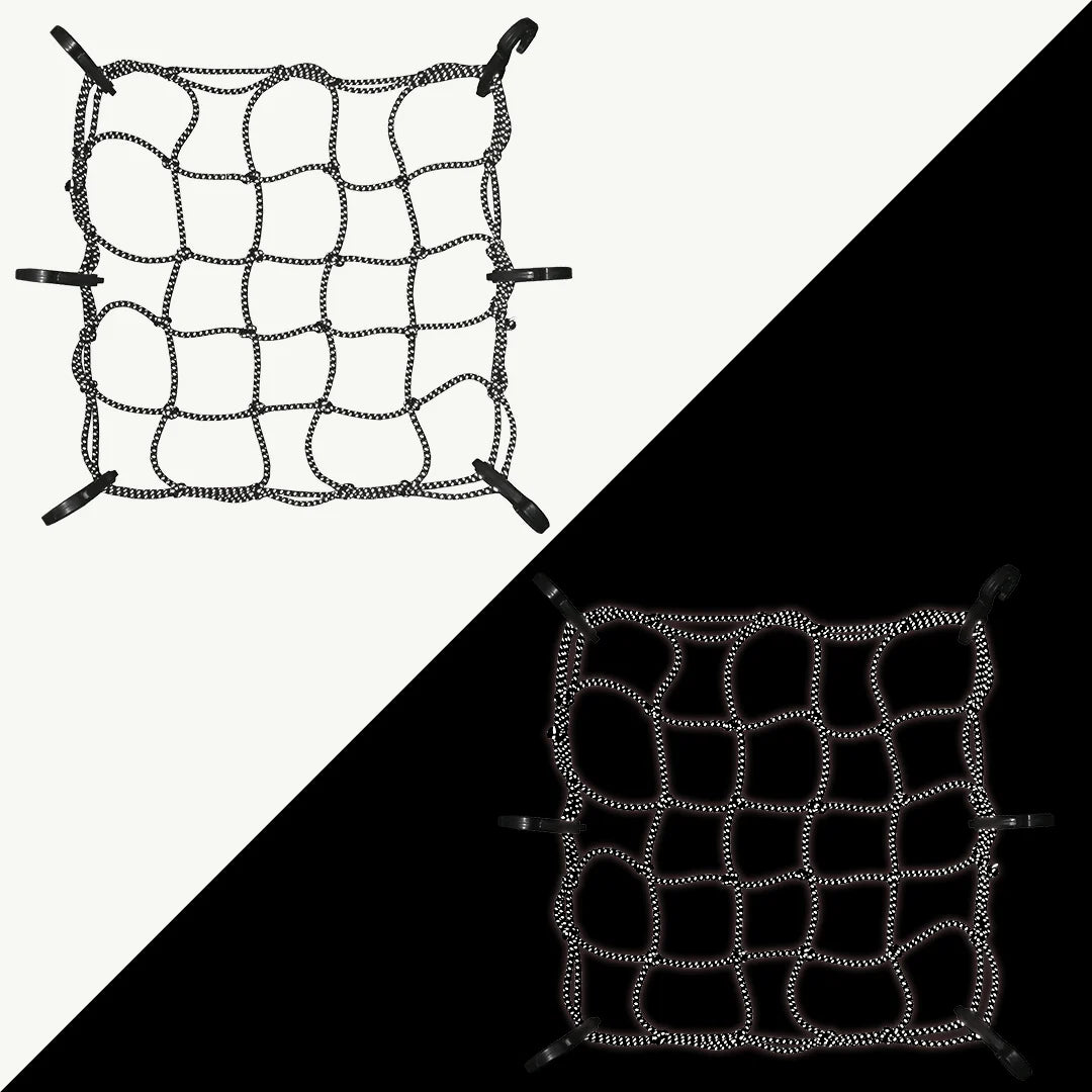 color_common 12″ x 12″ Reflective Elastic Tie-Down Net