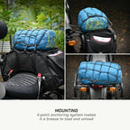 color_common 12″ x 12″ High-Visibility Bungee Net for Gear