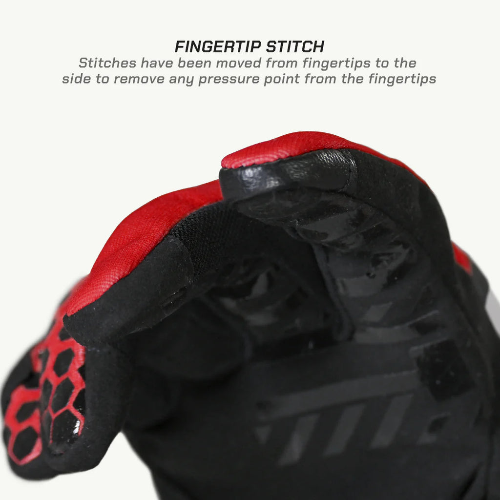 color_common ViaTerra roost – offroad trail riding motorcycle gloves have fingertip stitch