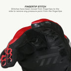 color_common ViaTerra roost – offroad trail riding motorcycle gloves have fingertip stitch