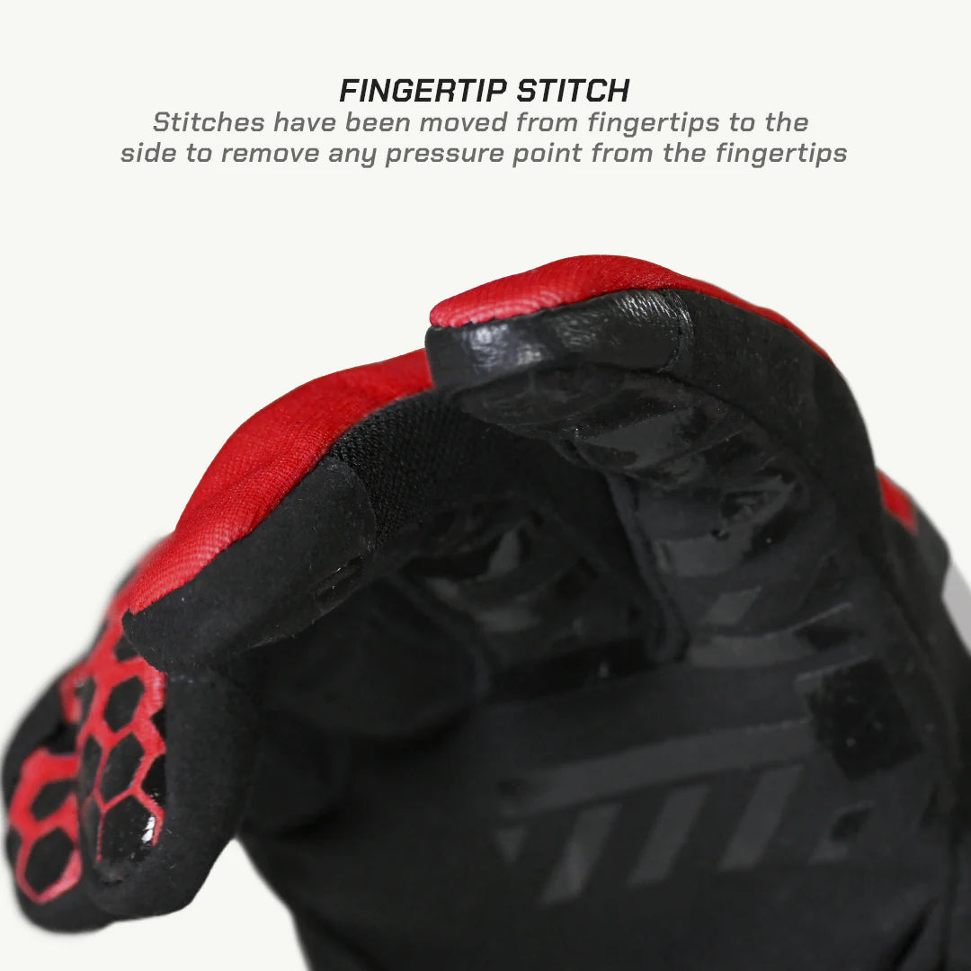 color_common ViaTerra roost – offroad trail riding motorcycle gloves have fingertip stitch