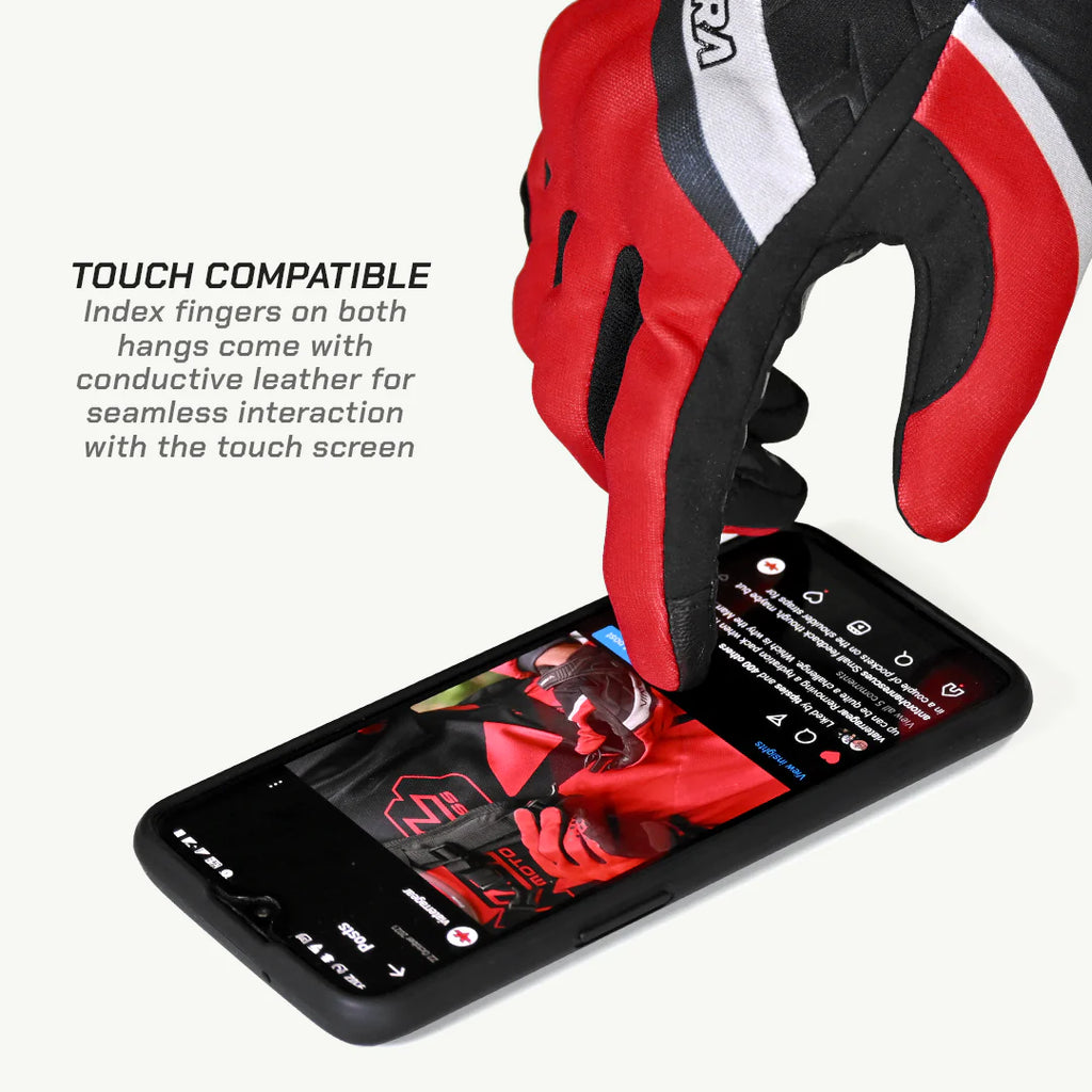 color_common ViaTerra roost – offroad trail riding motorcycle gloves have touch compatible